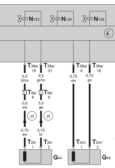 ABS sensor harness / loom - where does the other end join to?