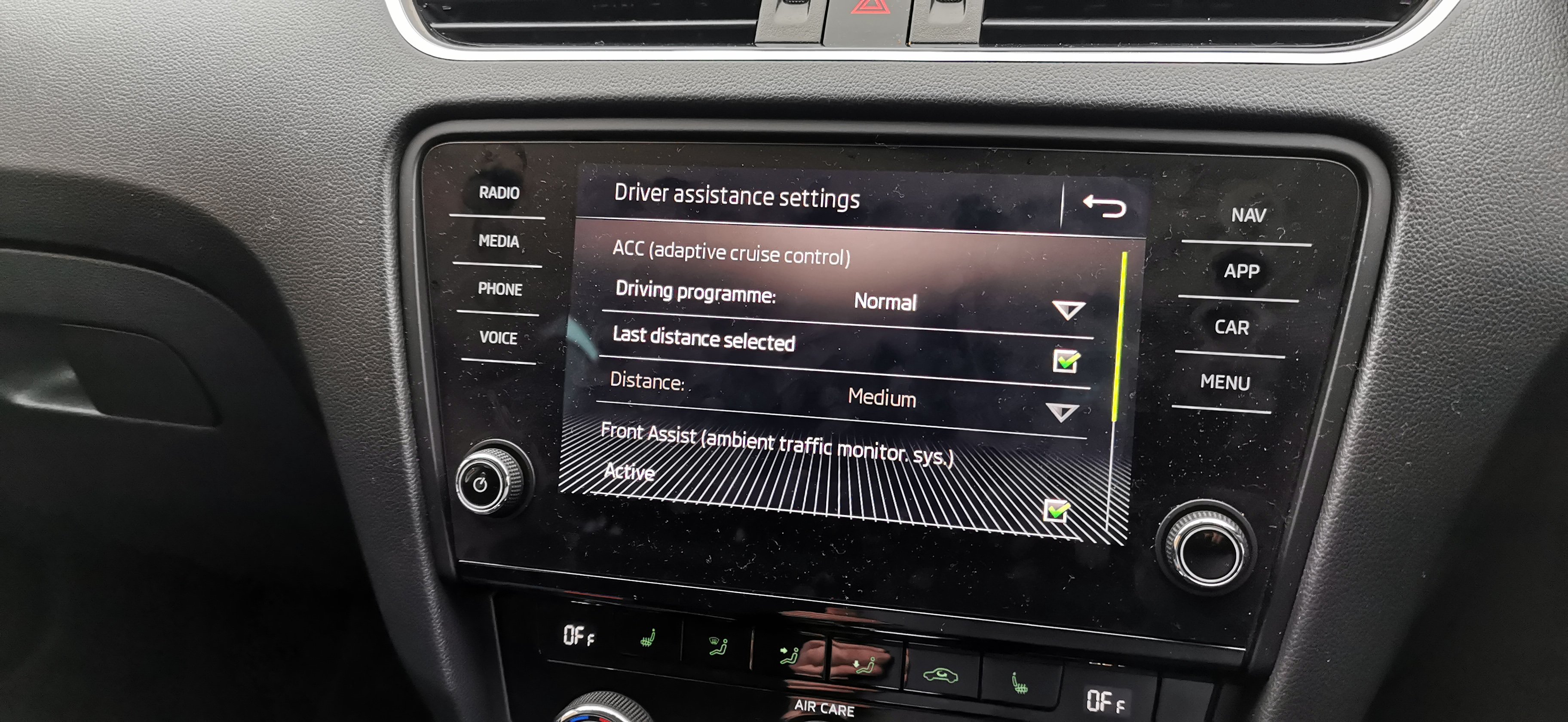 Adaptive Cruise Control retrofit Skoda Octavia Mk III (2013 2020
