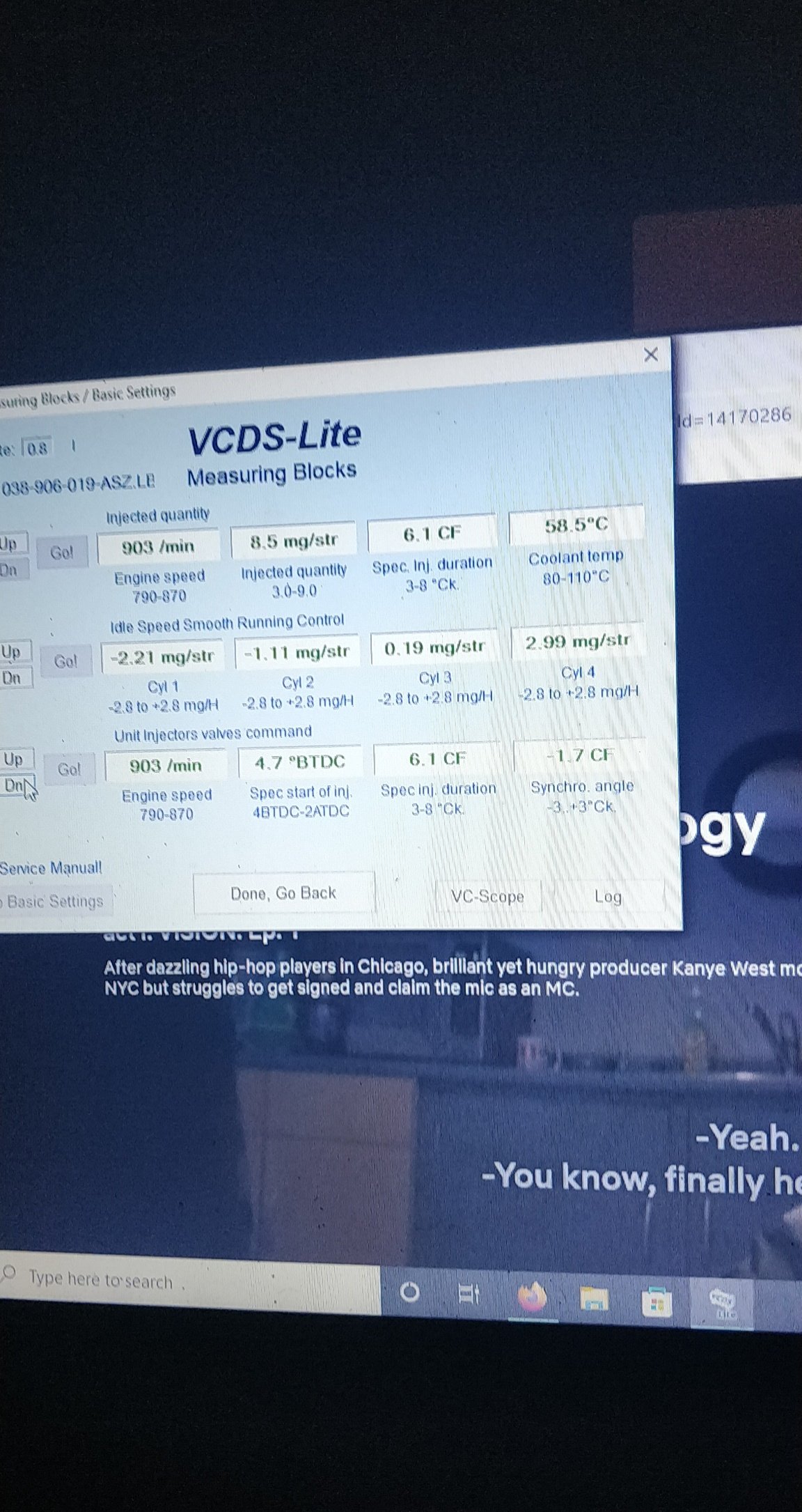 Injector Deviation Readings way off Skoda Fabia Mk I (19992007