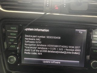 Infotainment Model Numbers