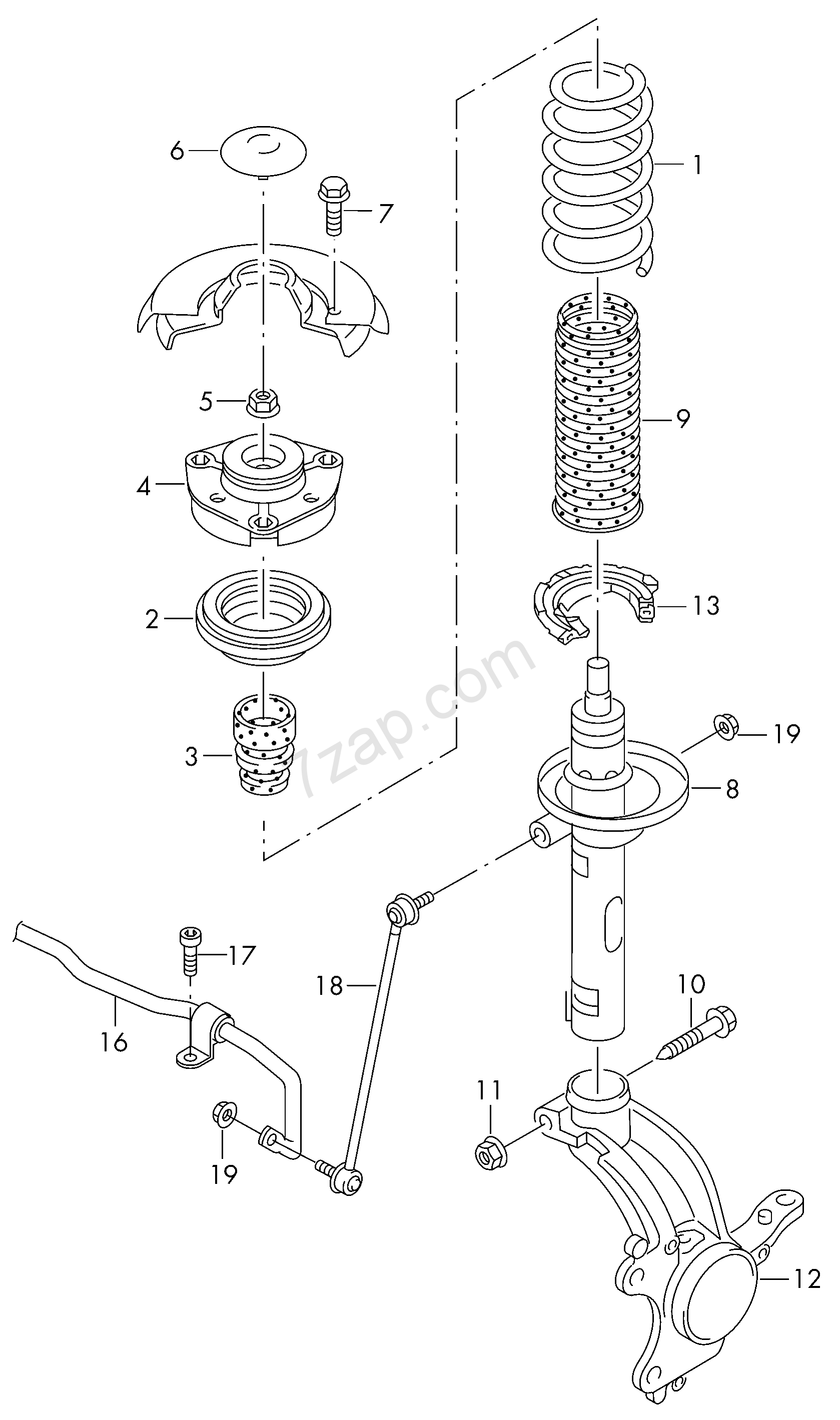 Skoda octavia sales front suspension