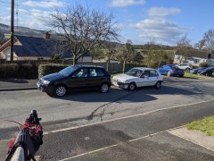 Alongside my previous car