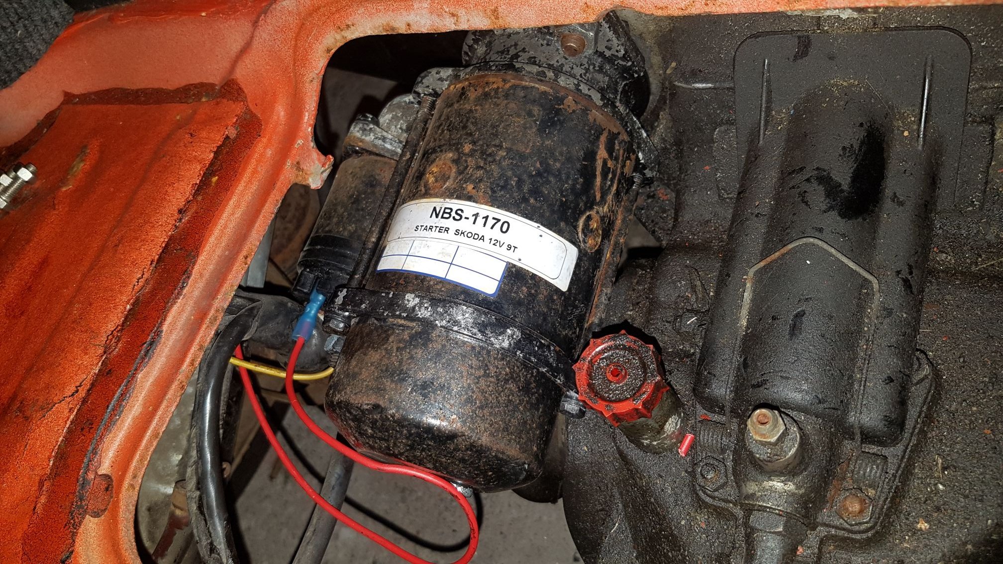 Weak spark from ignition coil. (Estelle 105/120) RWD Skodas and