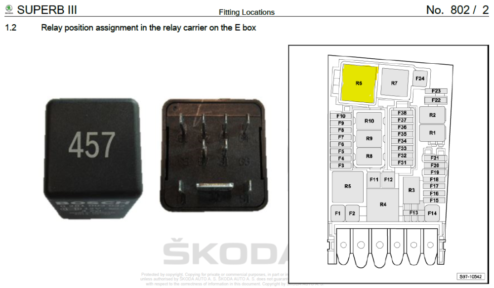 glow plug control unit MK3 Superb Skoda Superb Mk III (2015 2023