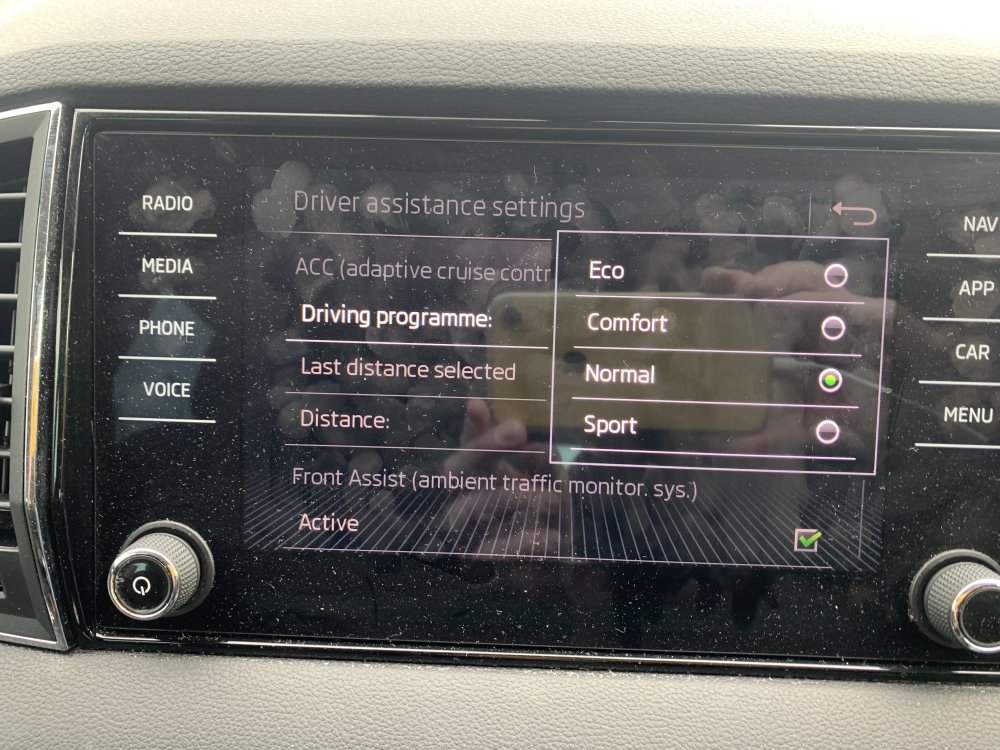 Drive Modes and Cruise Control Skoda Karoq BRISKODA
