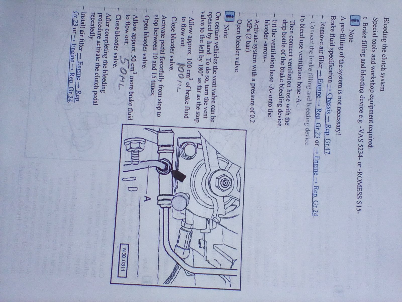 Problems bleeding clutch ! Skoda Octavia Mk II (2004 2013) BRISKODA