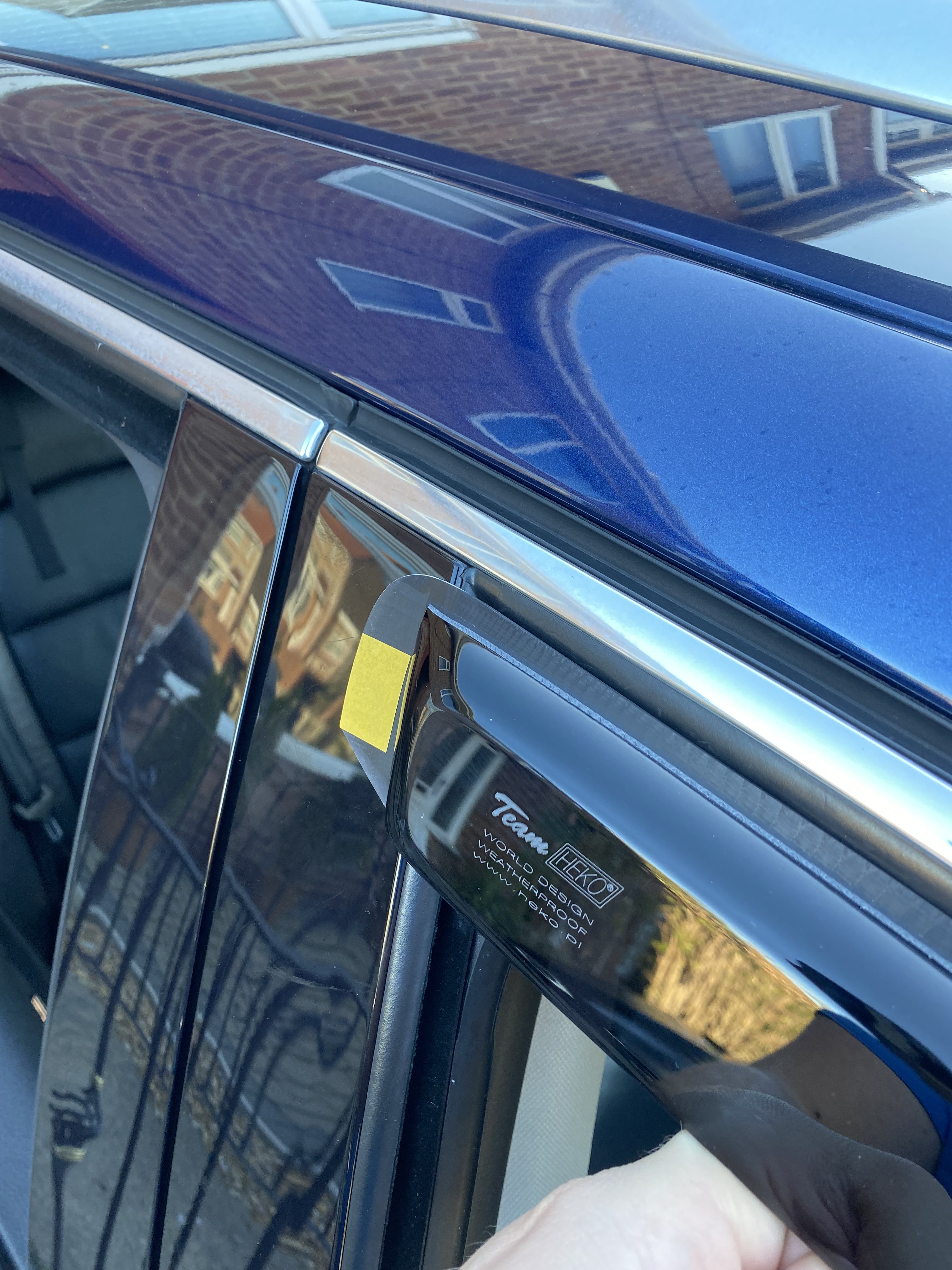 Wind deflectors mk2 estate Skoda Superb Mk II (20082015) BRISKODA