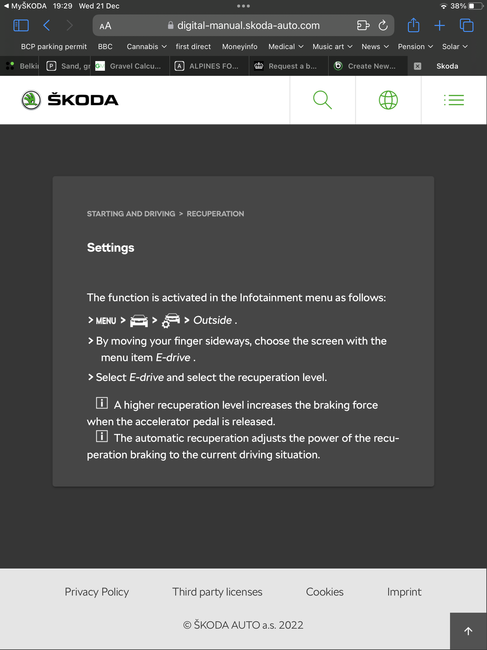 IV Recuperation Settings Changed In Behind The Scenes Software Update