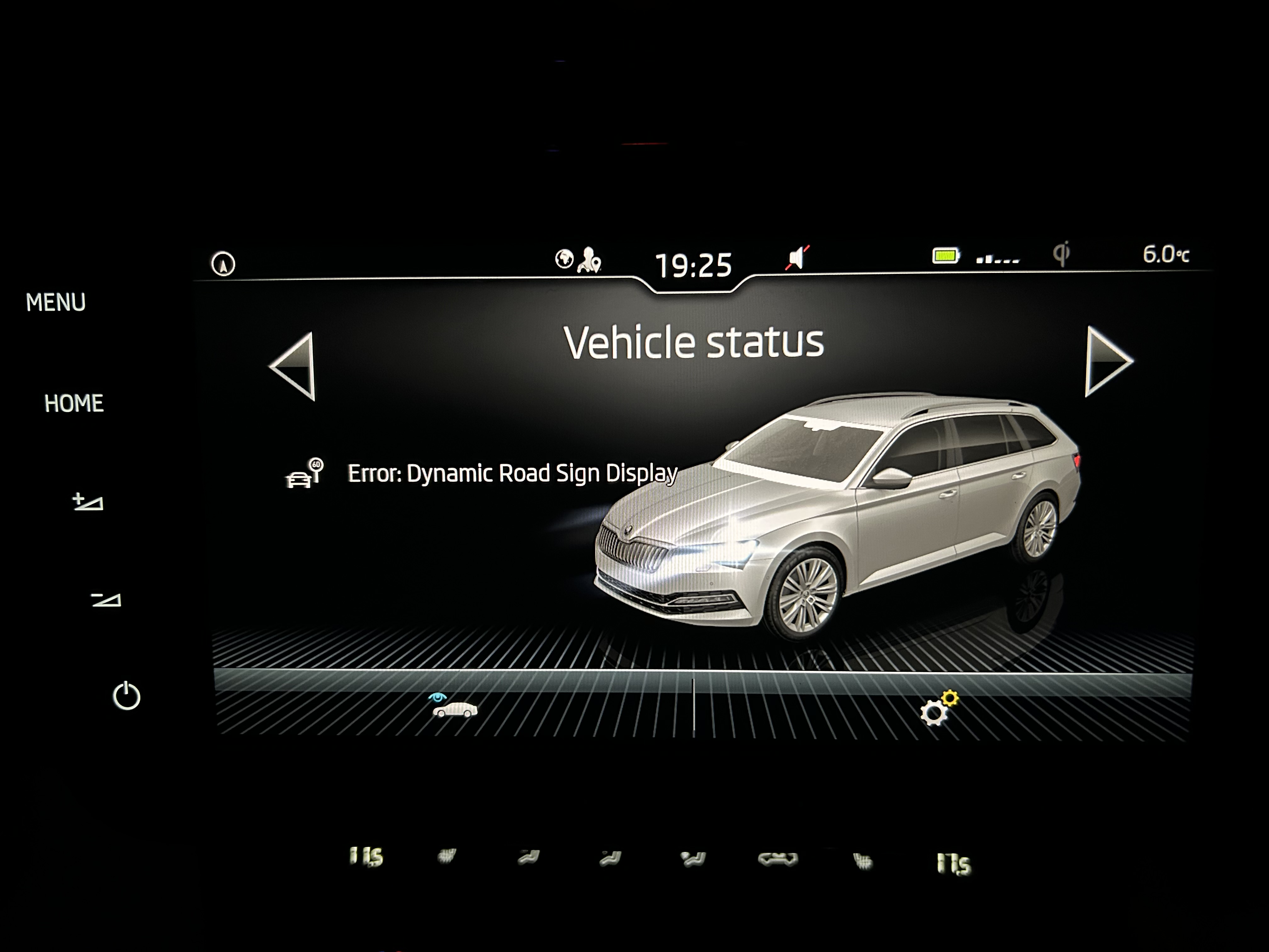 Error: Dynamic Road Sign Display error - Skoda Superb Mk III (2015