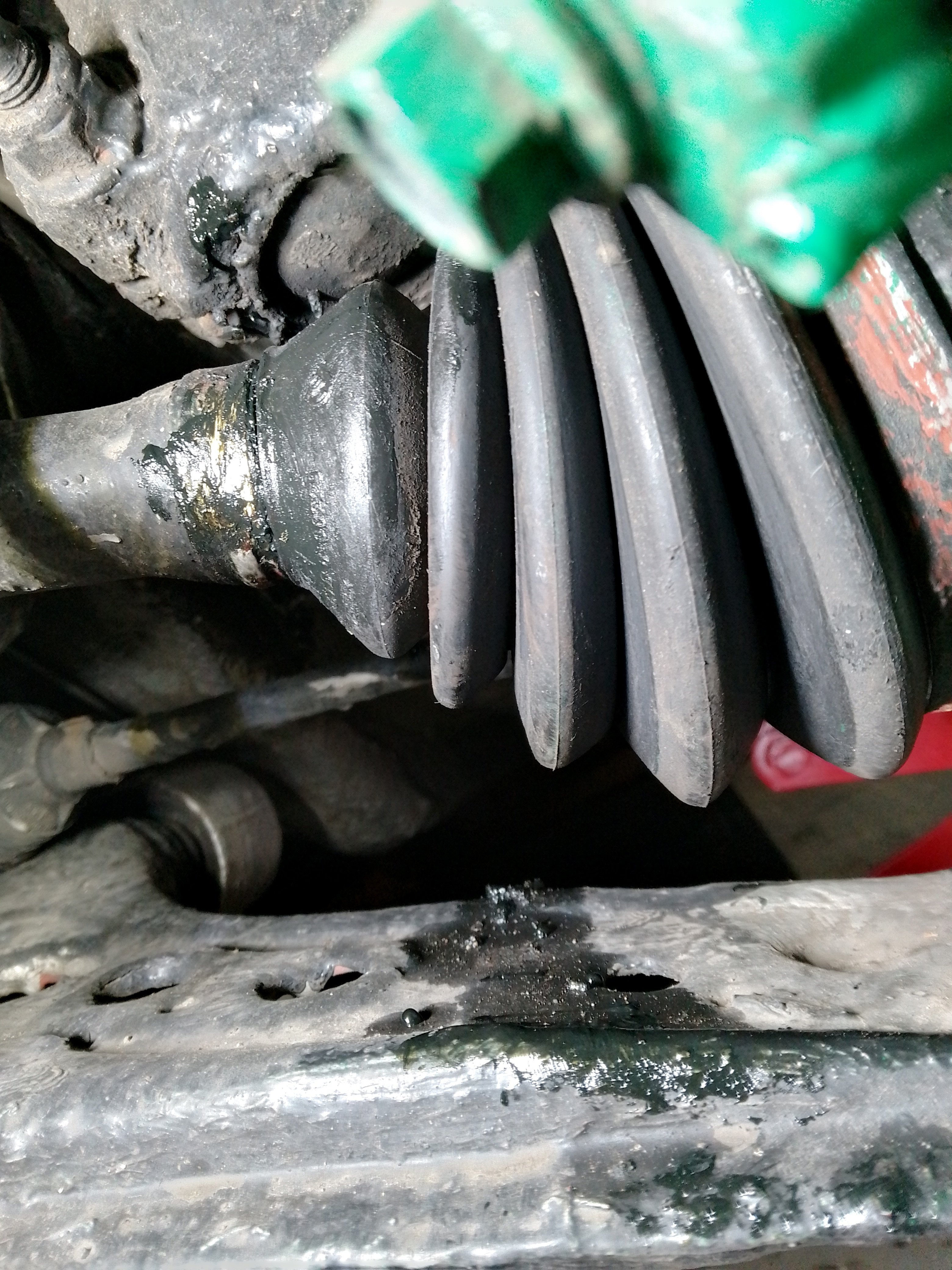 CV joint and new rubber boot or just the rubber boot