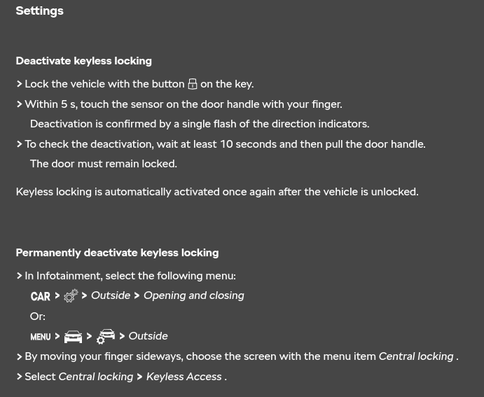 Keyless entry (again!) Skoda Octavia Mk4 (2020 > ) BRISKODA