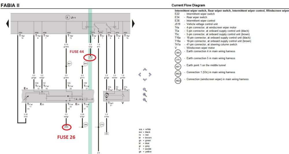 Failed windscreen washer relay? Skoda Fabia Mk II (20072014) BRISKODA
