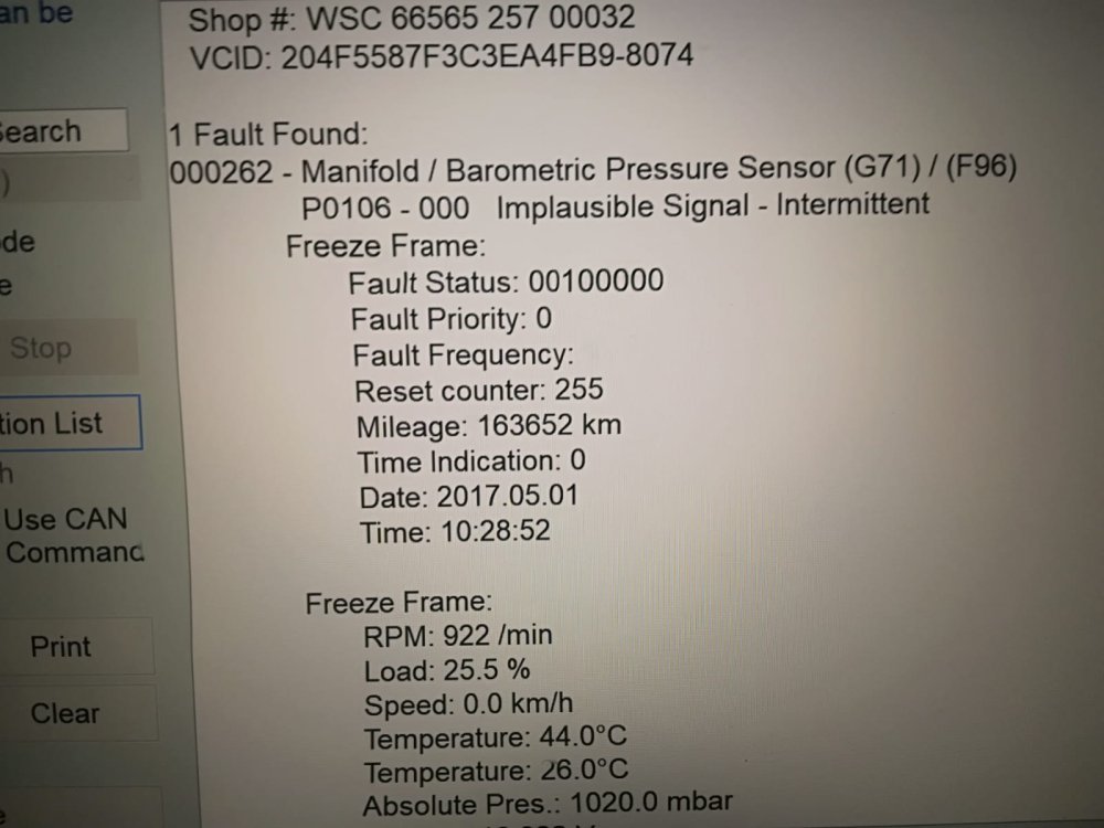 Cruise control does not work after the gearbox was changed. Problem