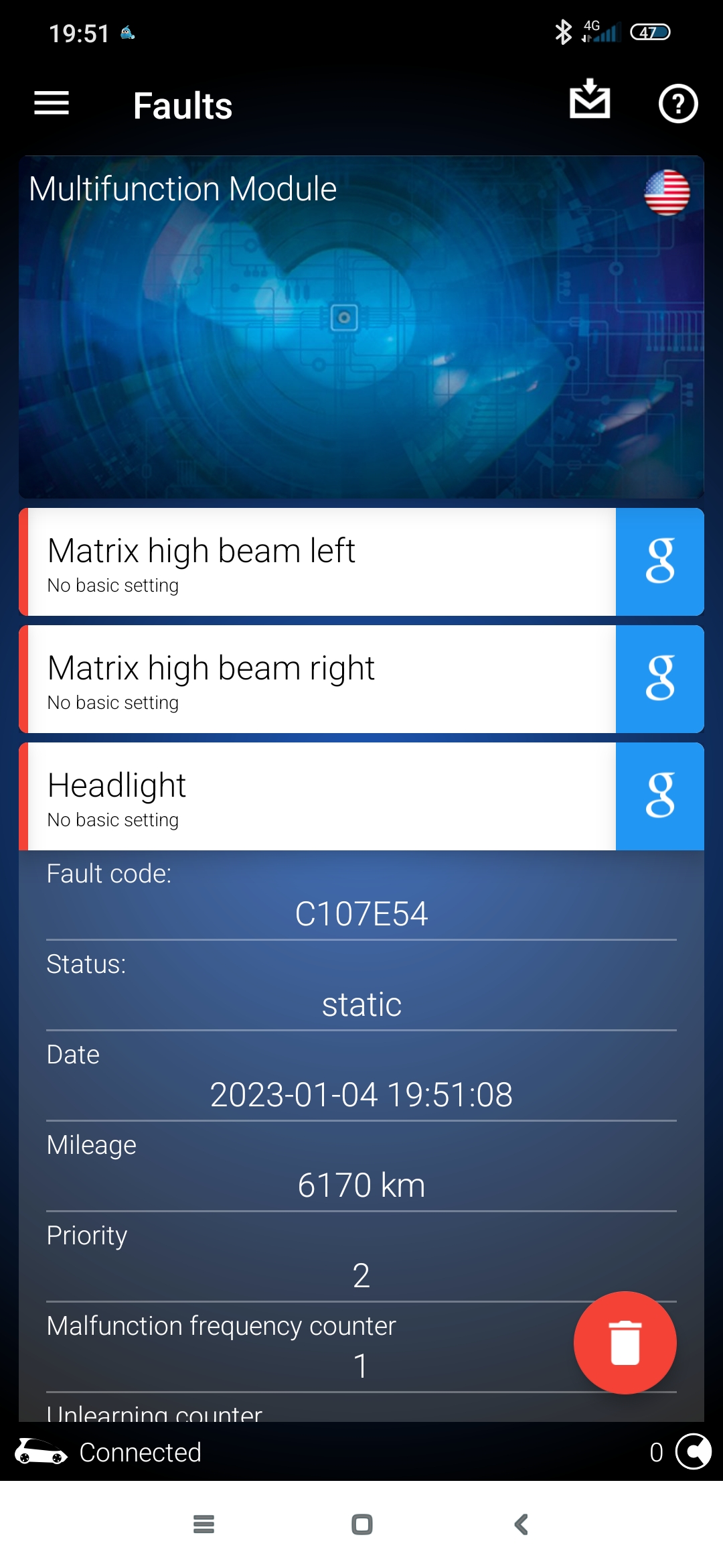 Dynamic cornering light issue Skoda Octavia Mk IV (2020 > ) BRISKODA