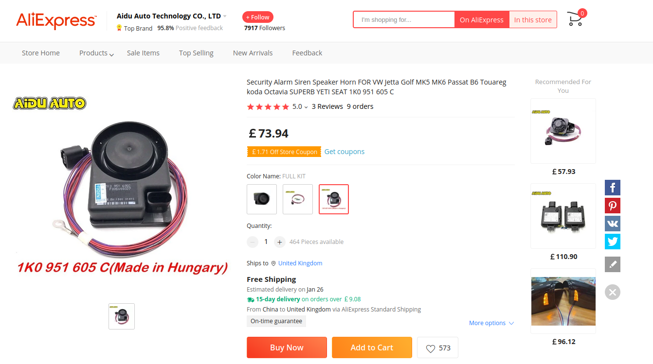 Need help diagnosing faulty alarm Skoda Octavia Mk II (2004 2013
