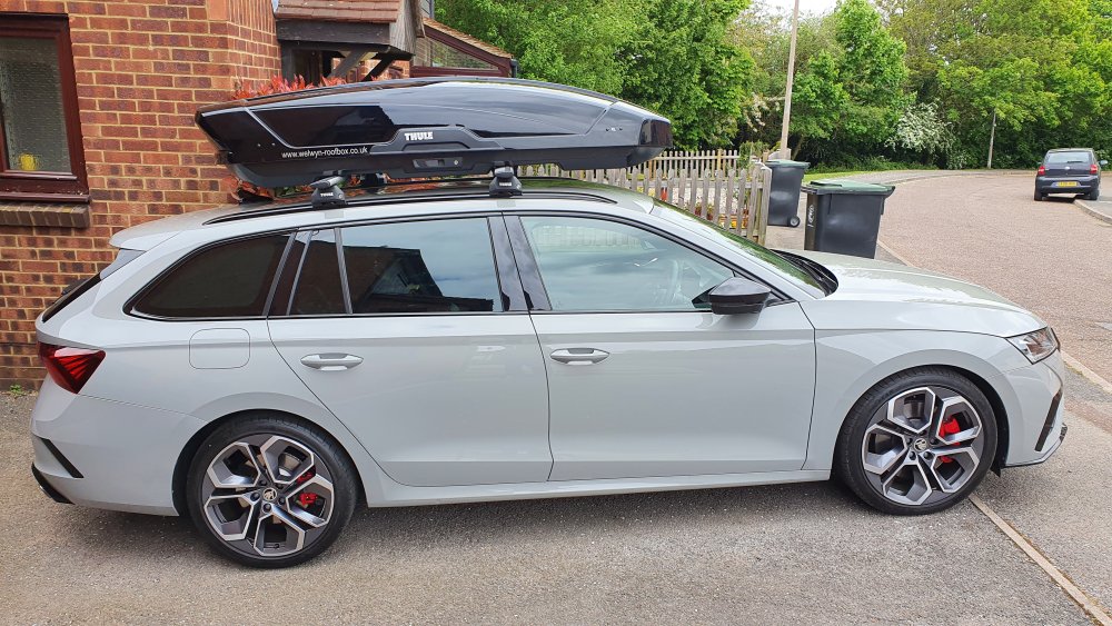 vRS roof rack for bike/roof box scratched rails? Skoda Octavia Mk