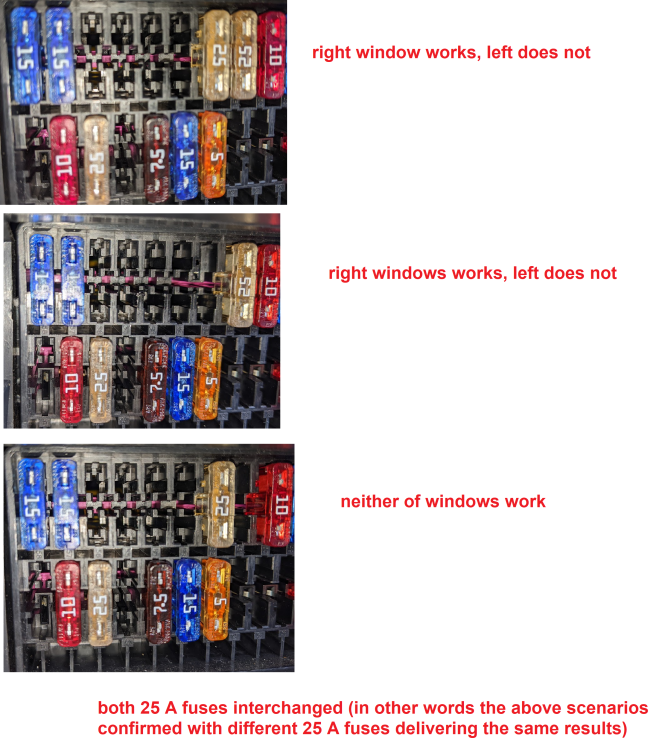 passenger's side electric windows not working with normal wires in both