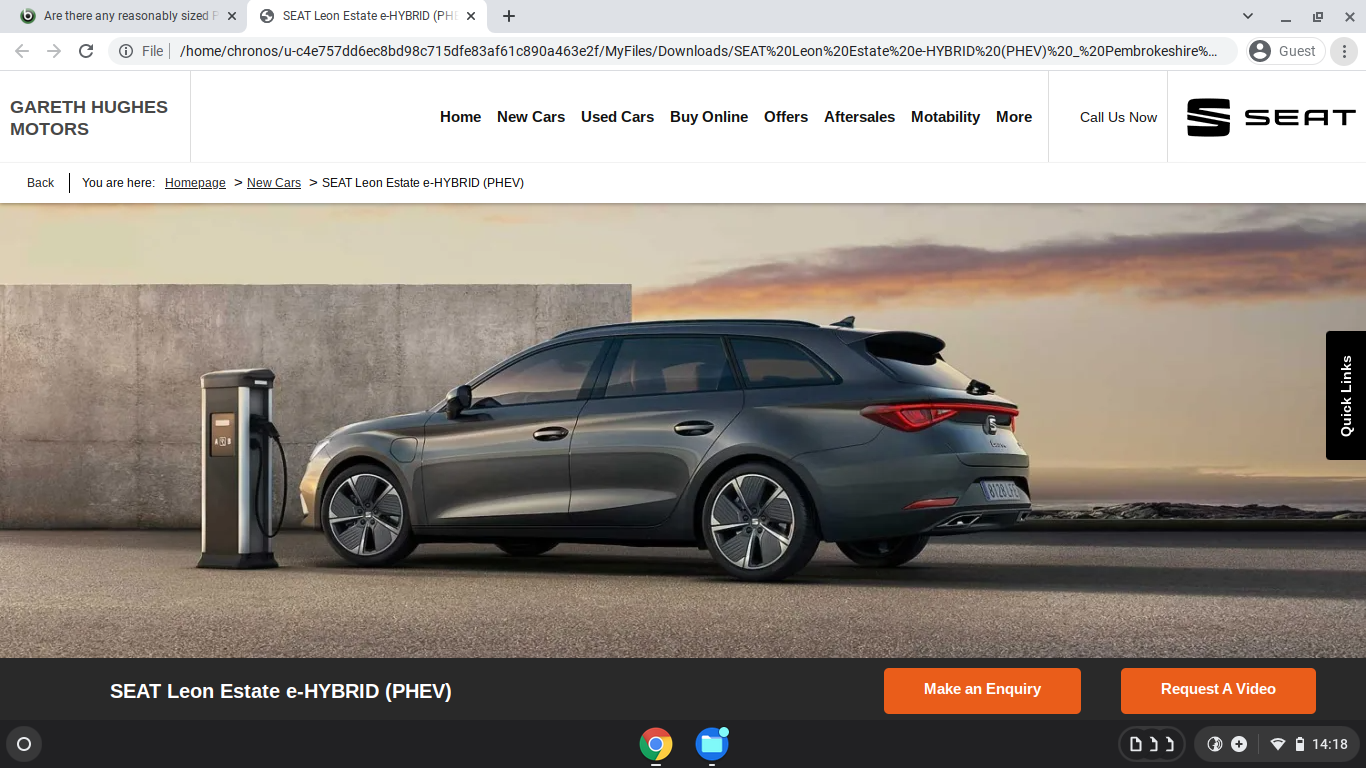 Are there any reasonably sized PHEV Skodas?