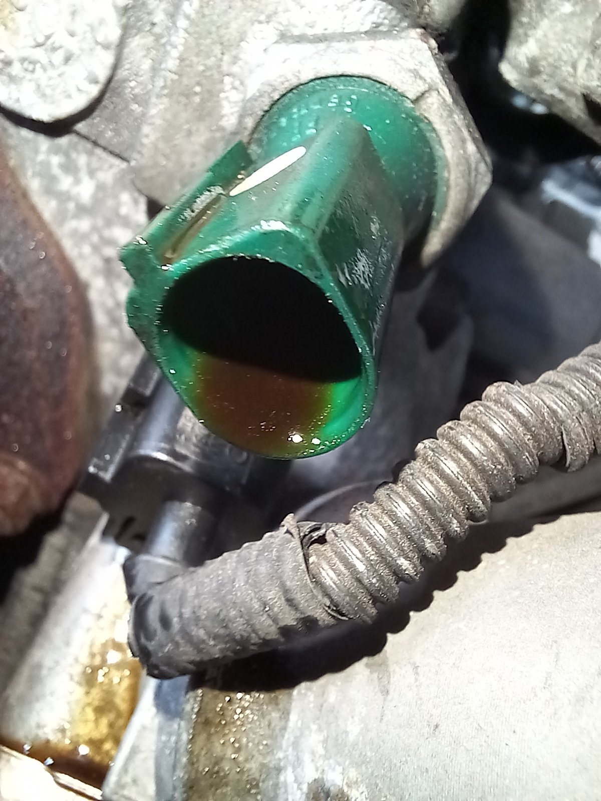 Oil pressure red light flashing plus beeping, check this 2nd Skoda