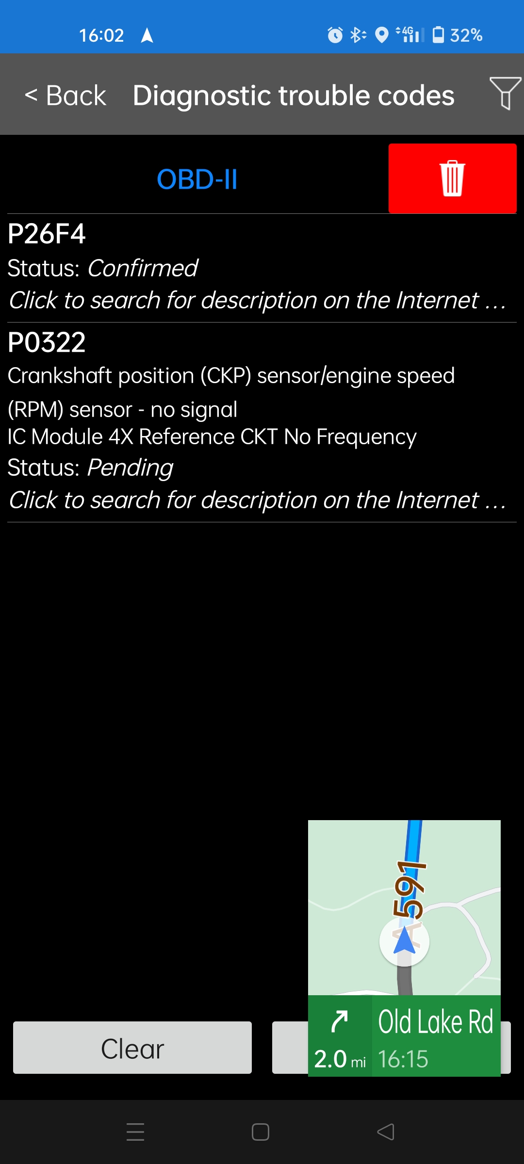 Error codes/ limp mode/ possible crankshaft speed sensor? Skoda