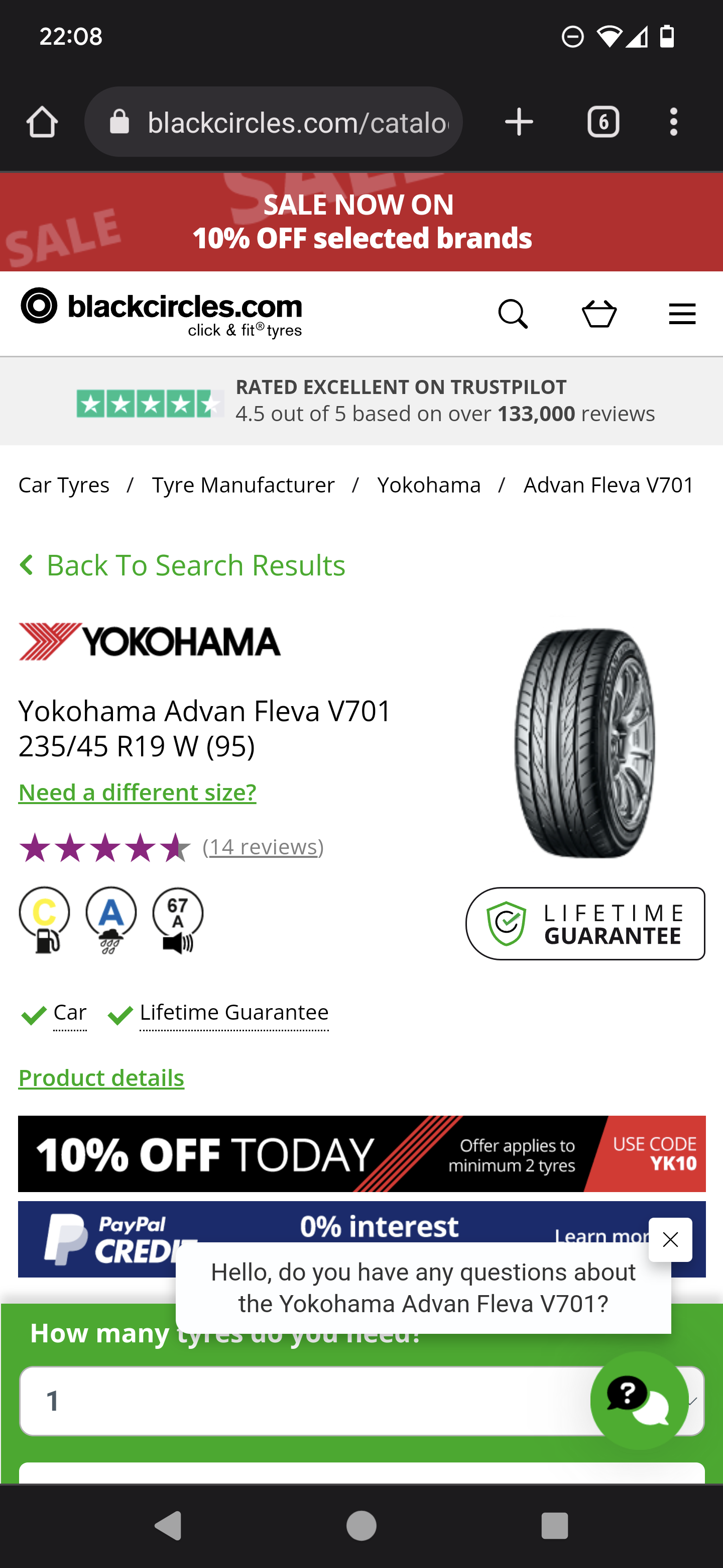 Quiet tyre Skoda Superb Mk III (2015 2023) BRISKODA