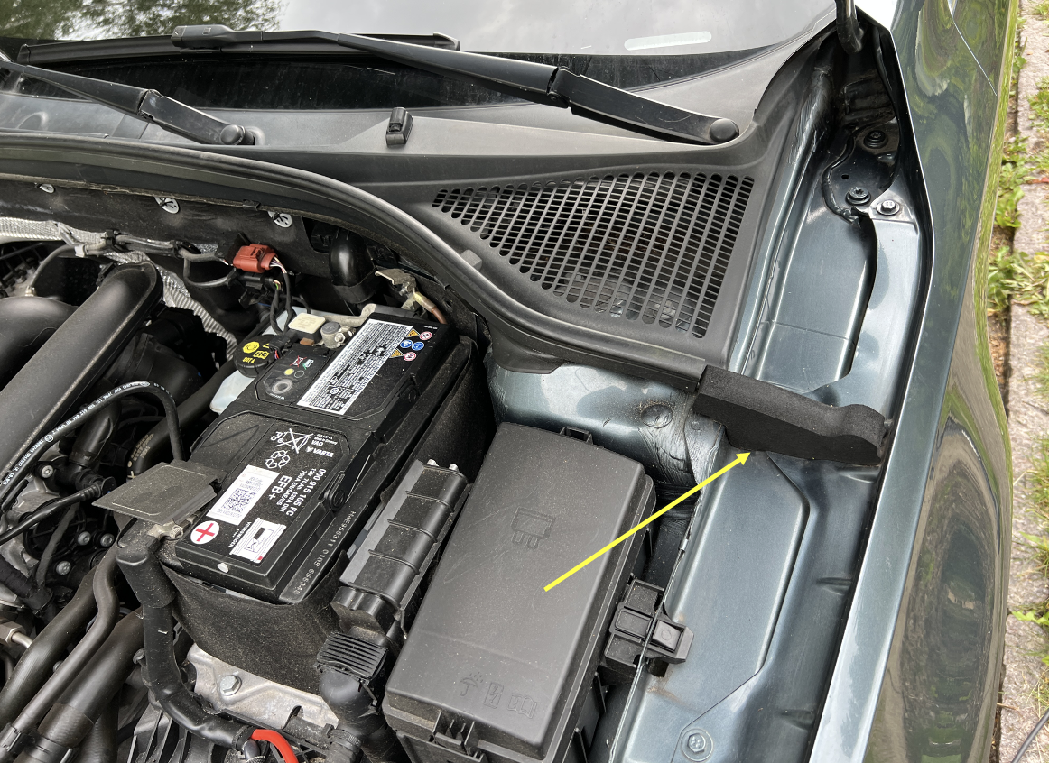 Engine bay foam ends Skoda Octavia Mk III (2013 2020) BRISKODA