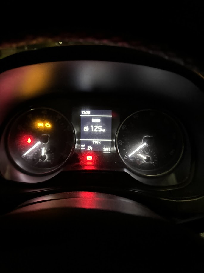 SAFE message on Maxidot - Skoda Fabia Mk III (2014-2021) - BRISKODA