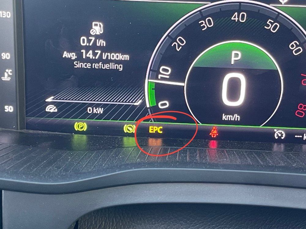 EPC warning light? Skoda Kodiaq MKI (20172023) BRISKODA