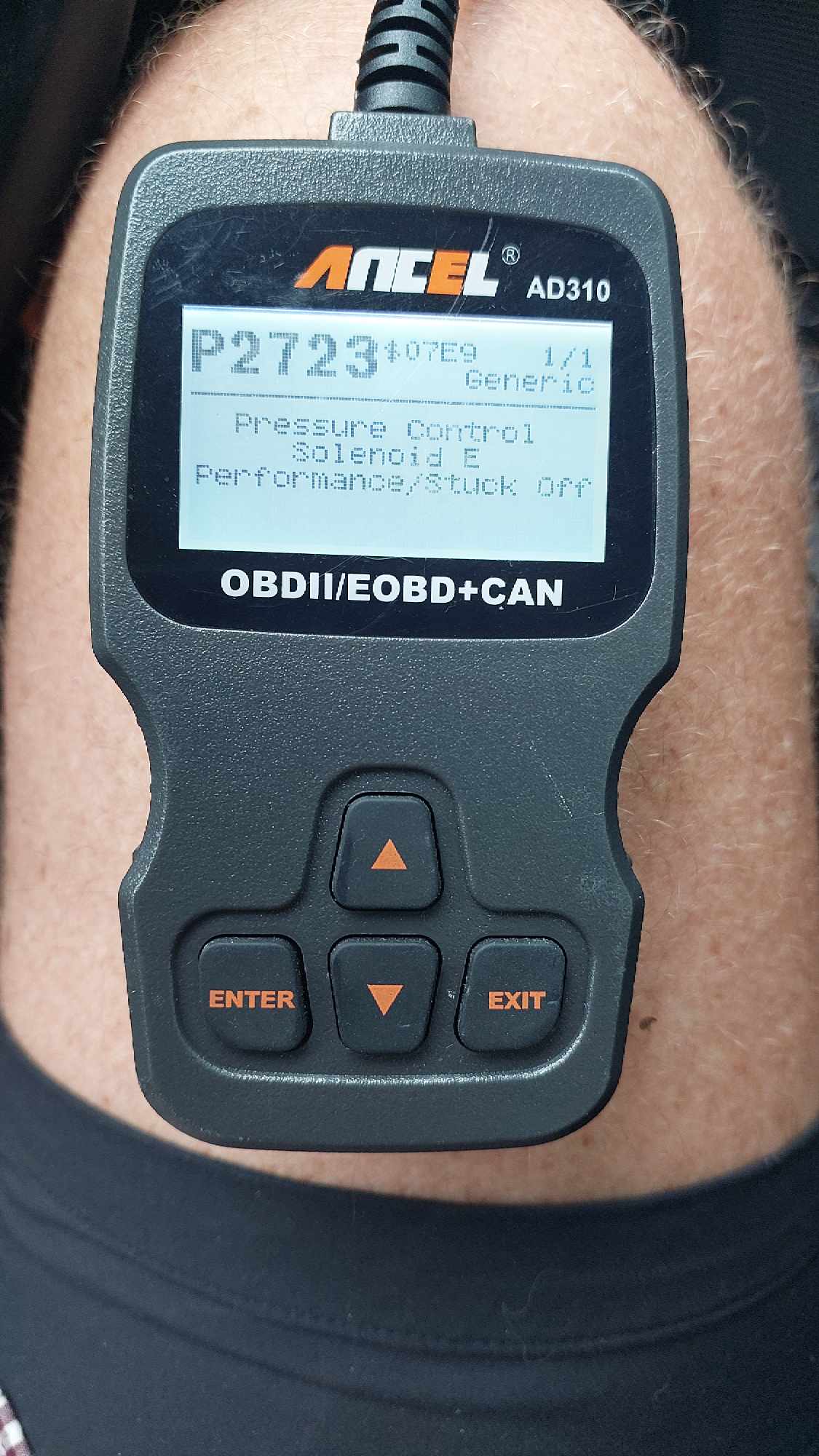 Intermittent, DSG only 1st gear