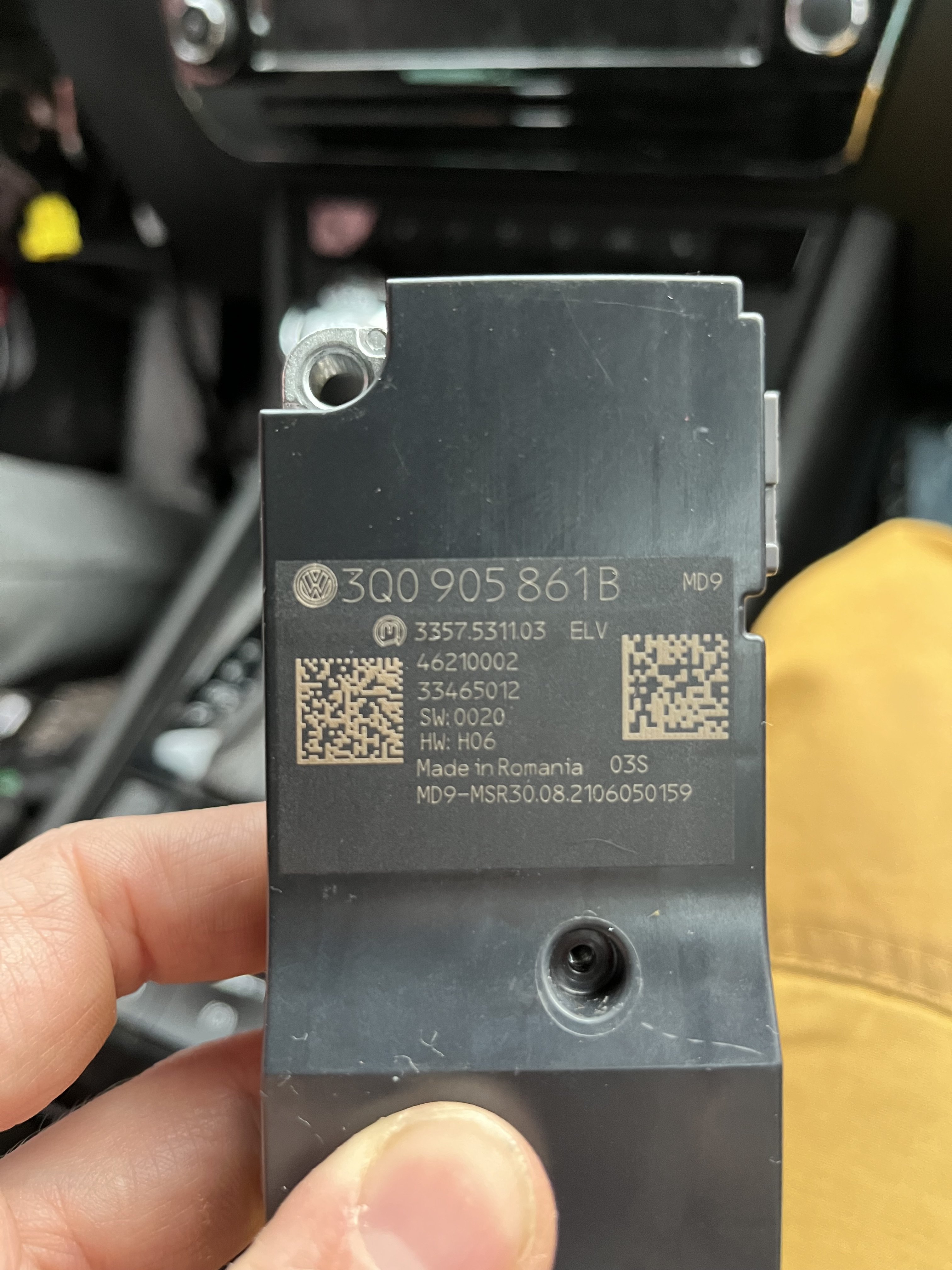 Steering lock faulty. Stop! Skoda Superb Mk III (2015 2023) BRISKODA