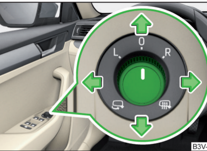 Side Mirrors, Electrical folding or not Skoda Fabia Mk II (20072014
