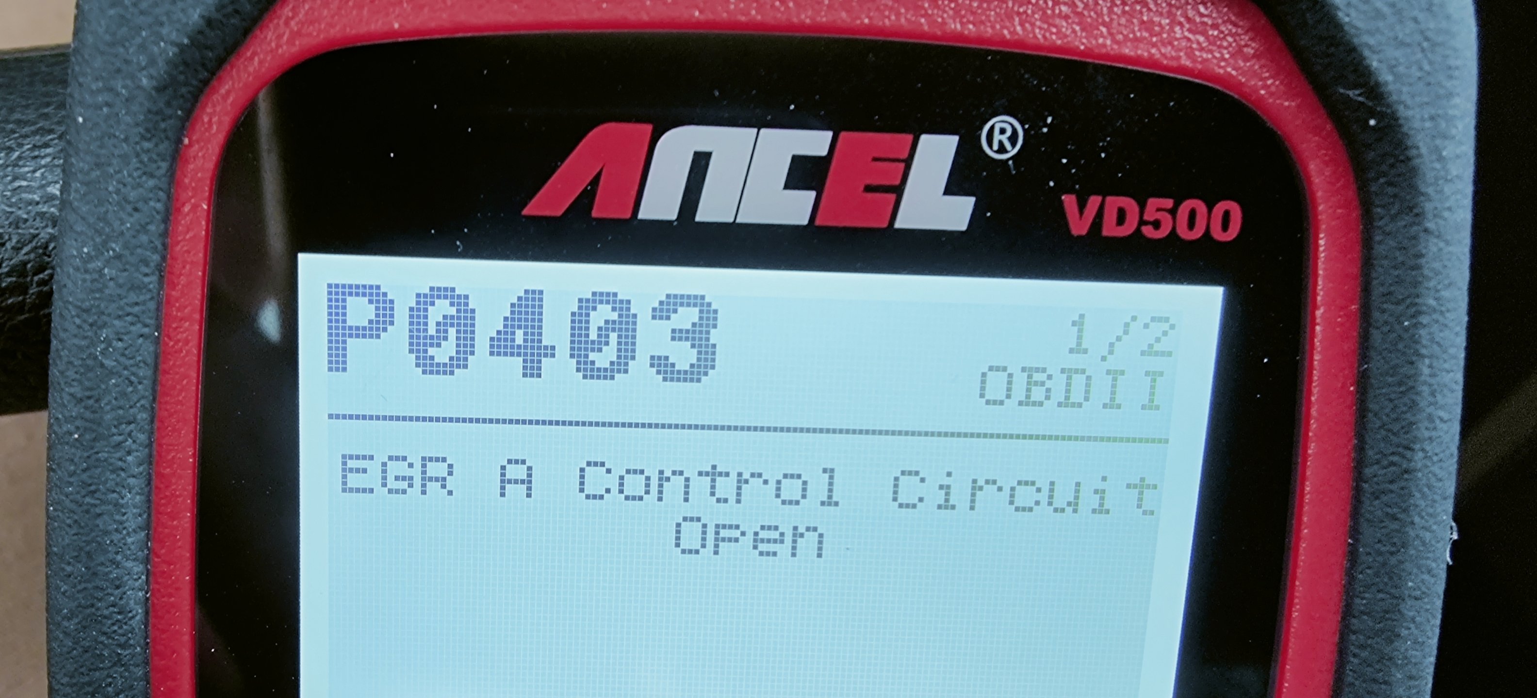 Damn it po403 egr a control circuit open Skoda Roomster (20062015