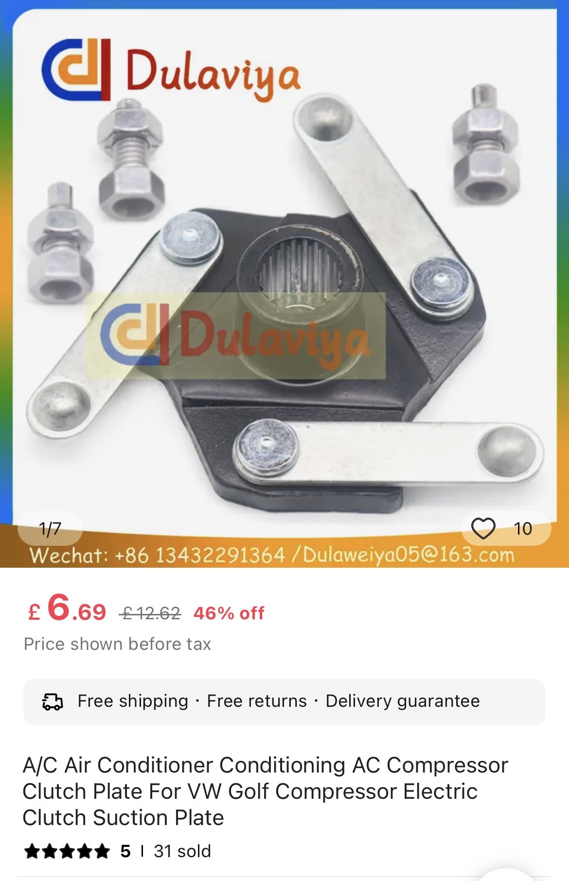 A C Pulley Rattles Delphi DH5 Compressor Skoda Superb Mk2 2008 A C Pulley Rattles Delphi DH5 Compressor Skoda Superb Mk2 2008