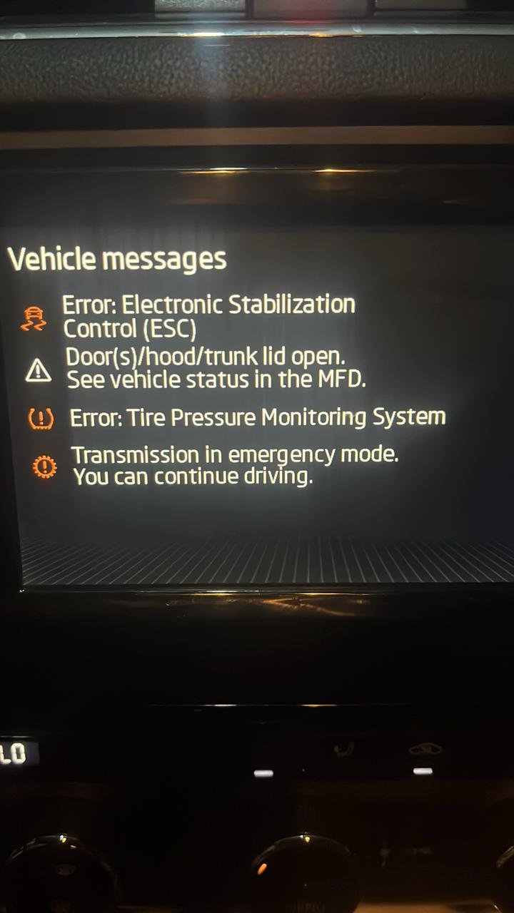 Errors after changing battery