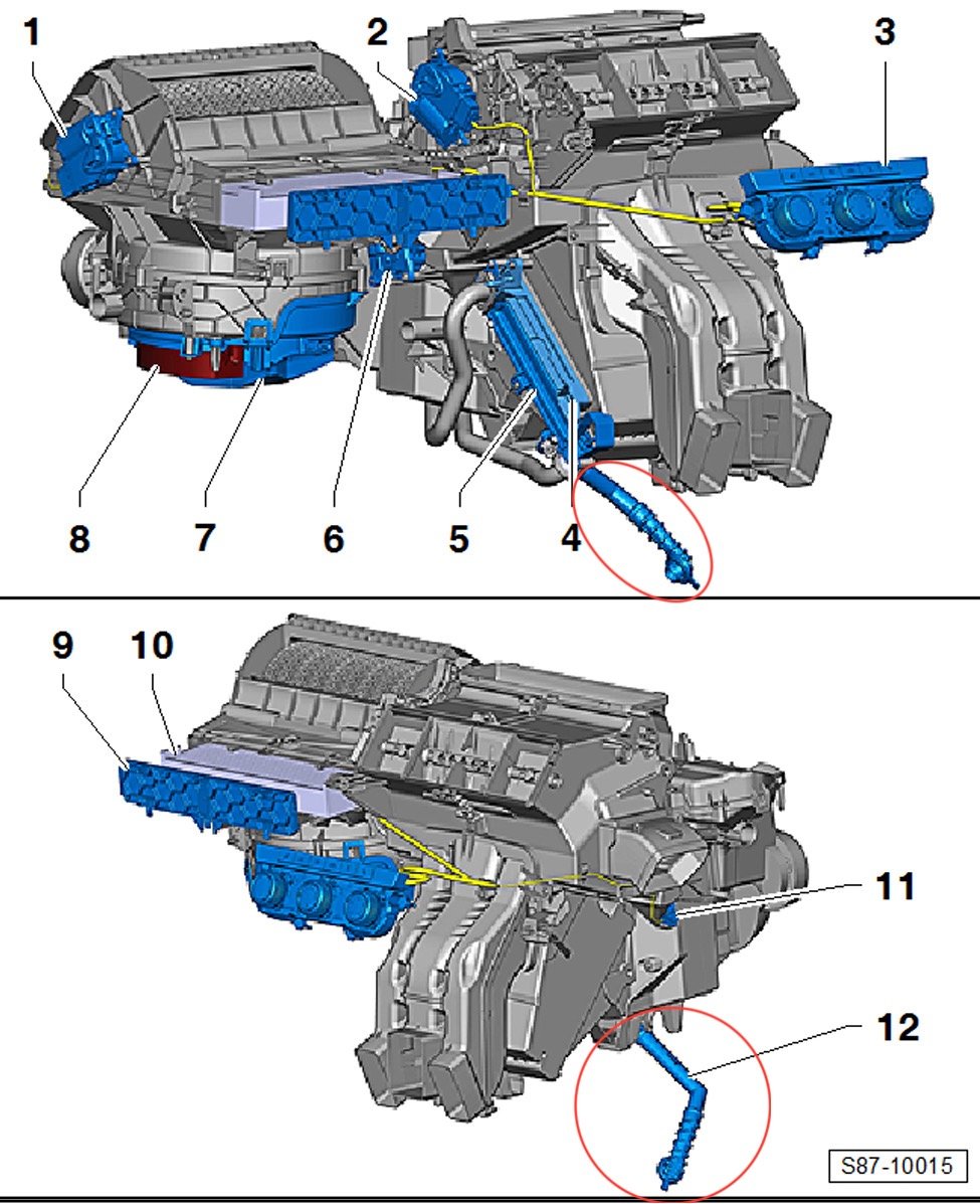 A/C Drain hose location