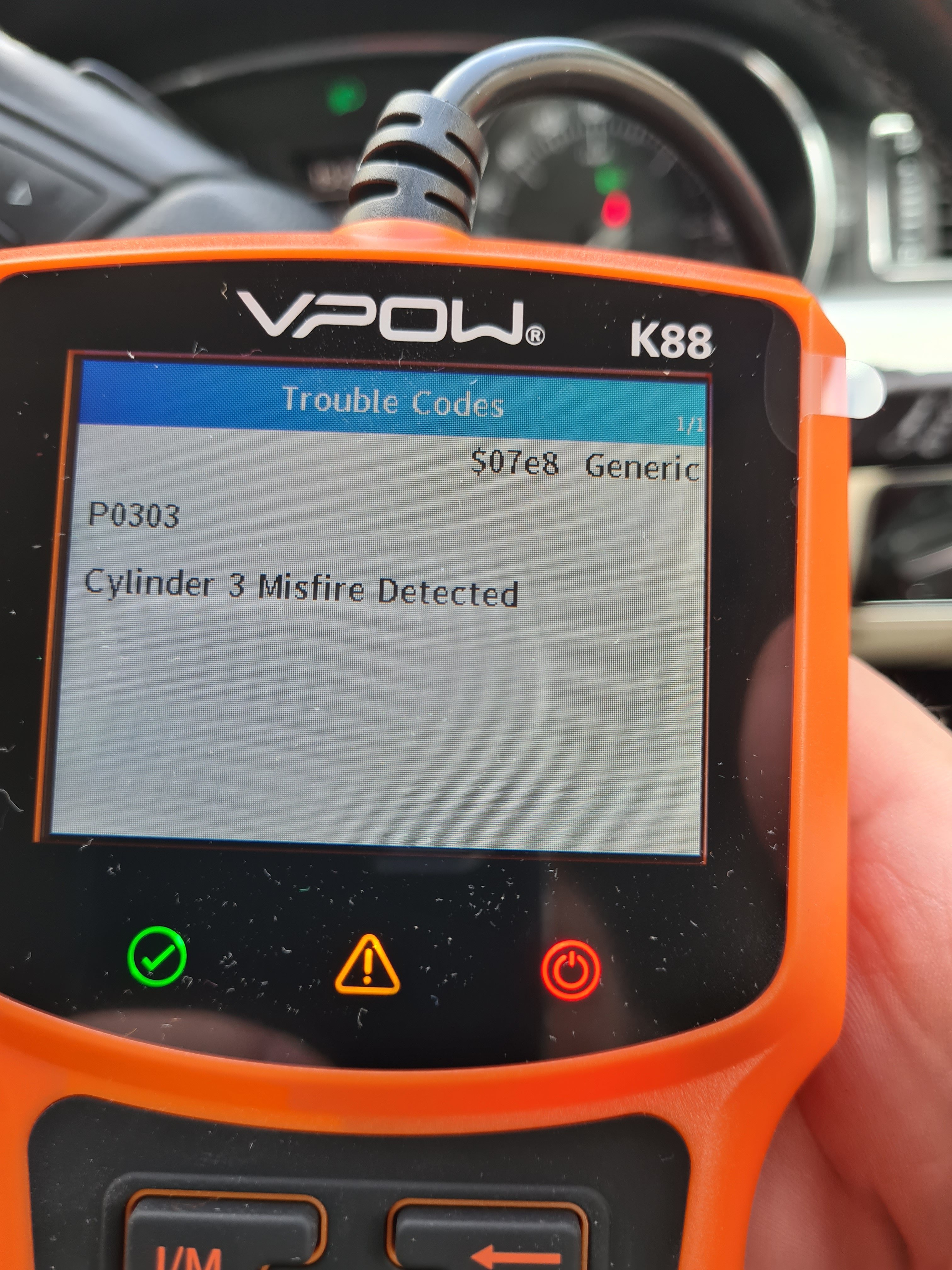 Cylinder 3 misfire Skoda Superb 1.8 TSI