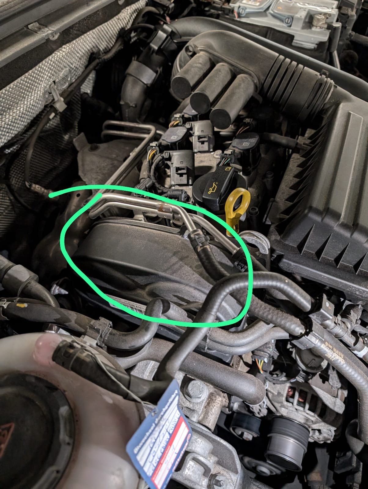 Clicking sound from engine