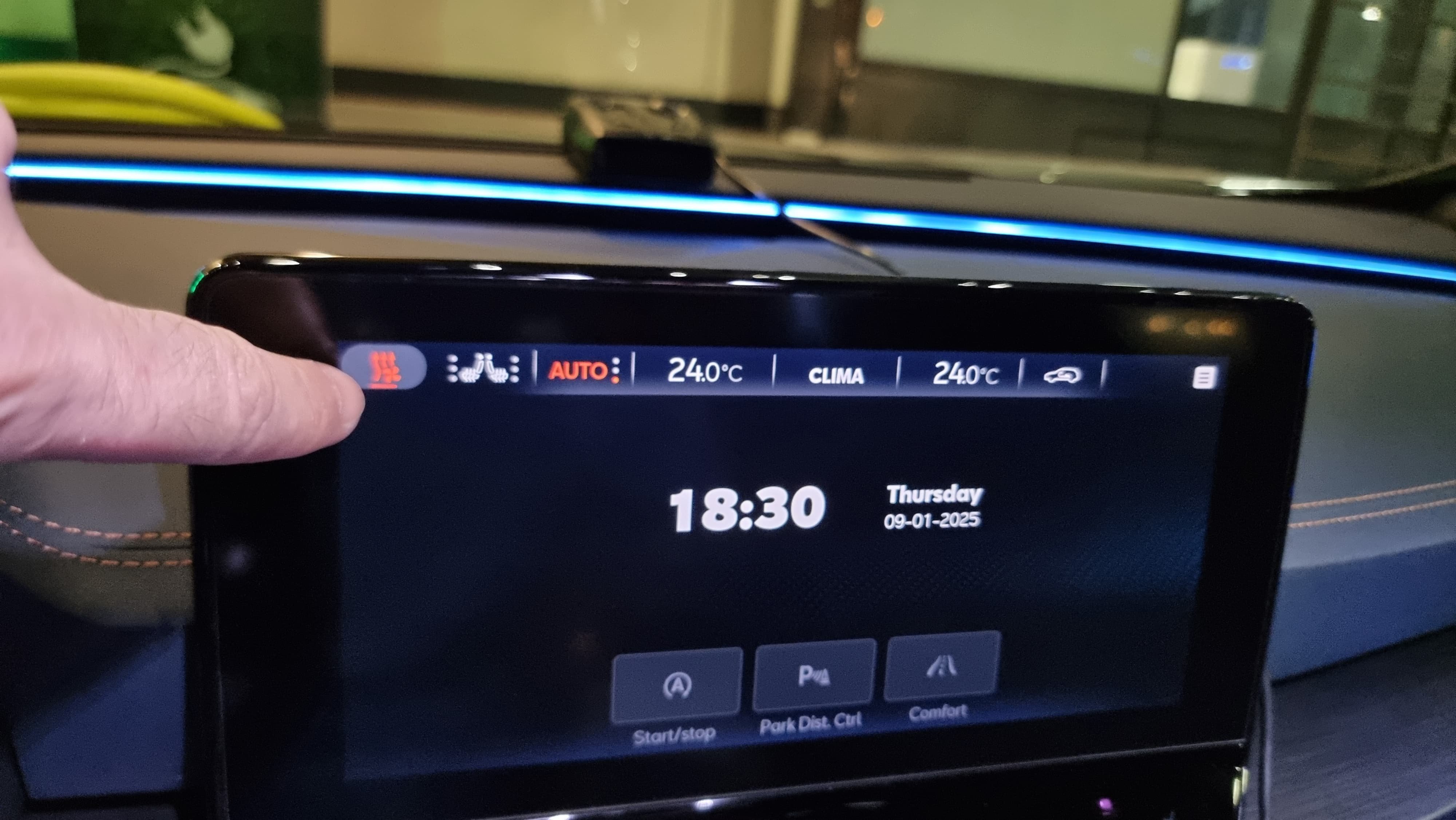 Difference between heating the cabin remotely and when in car.