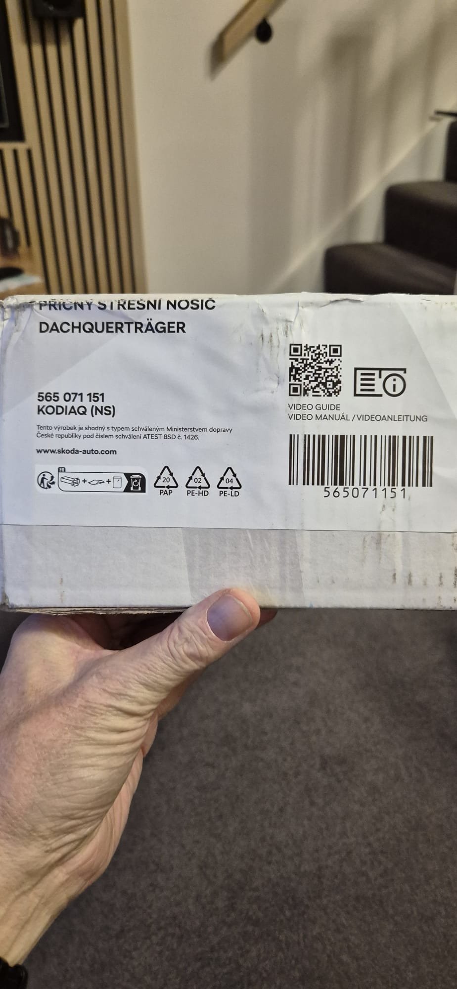 Genuine OEM Skoda Kodiaq Roof Bars BRAND NEW BOXED