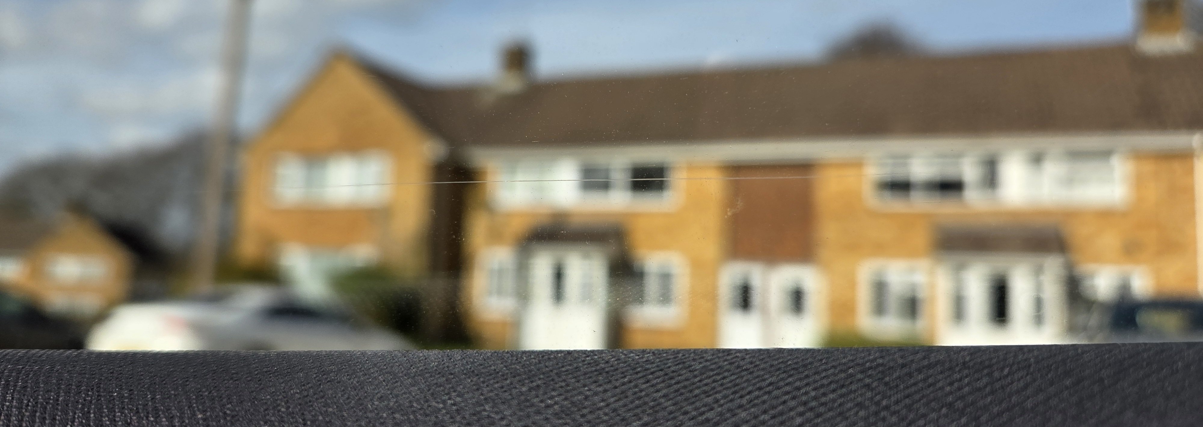 Inside window horizontal scratches superb mk4