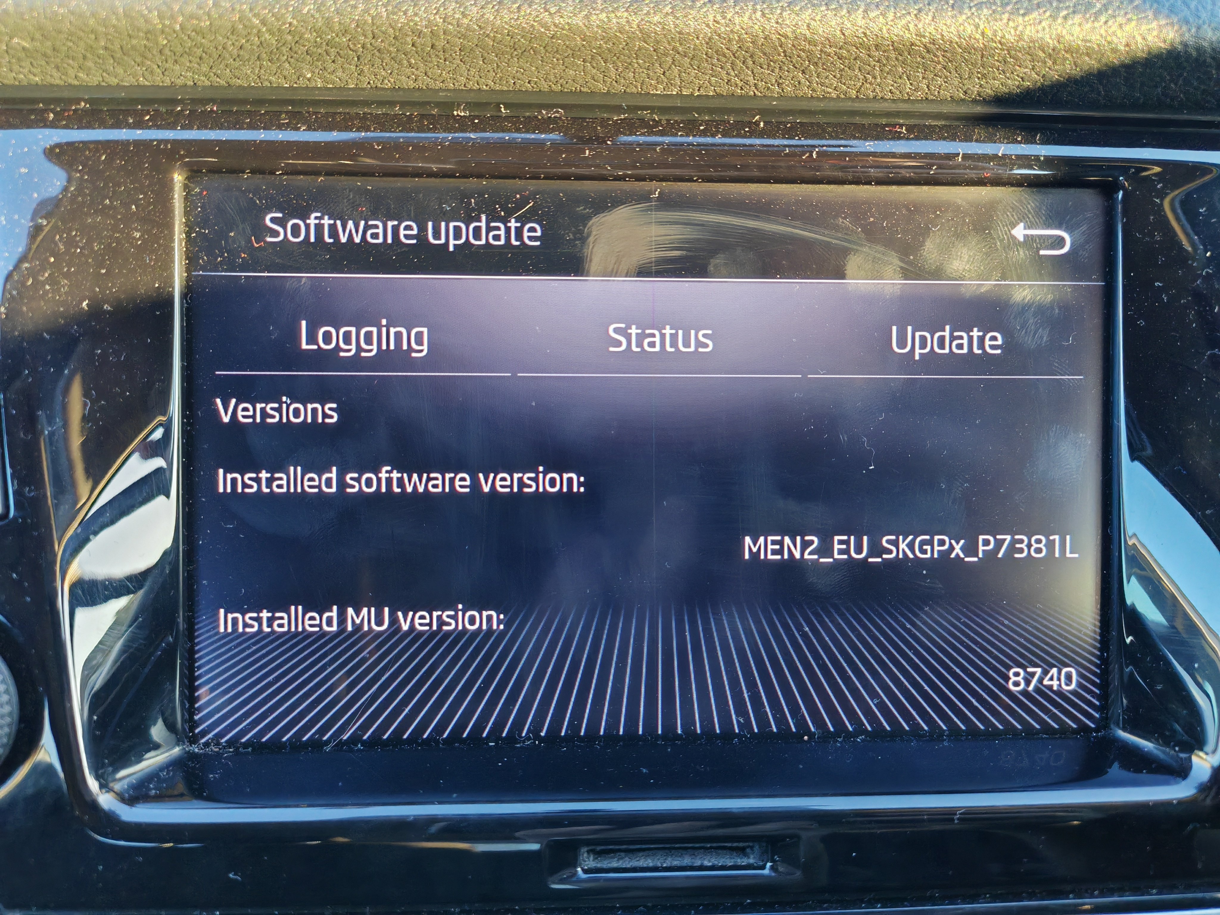 Infotainment Firmware update MK3 2018/19