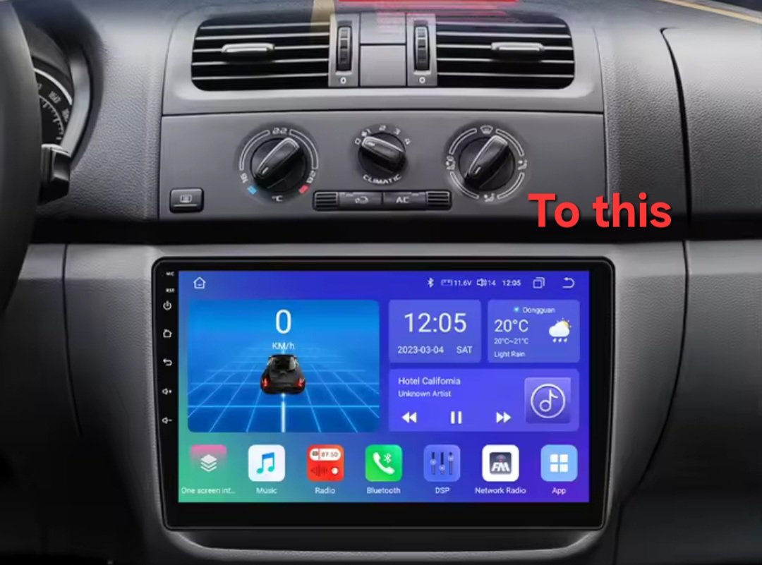 Dashboard multimedia screen