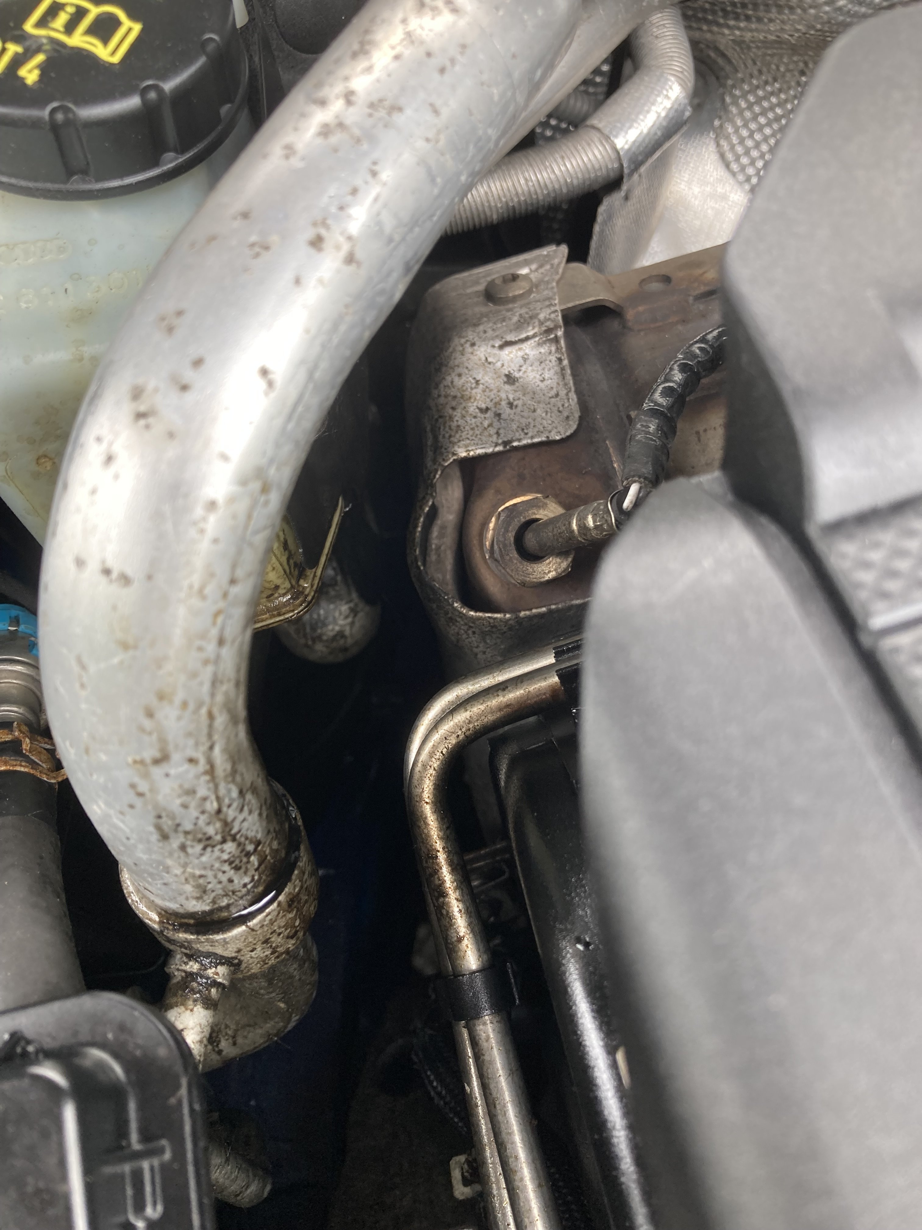 Diesel / oil leak in engine bay - safe to drive  ?