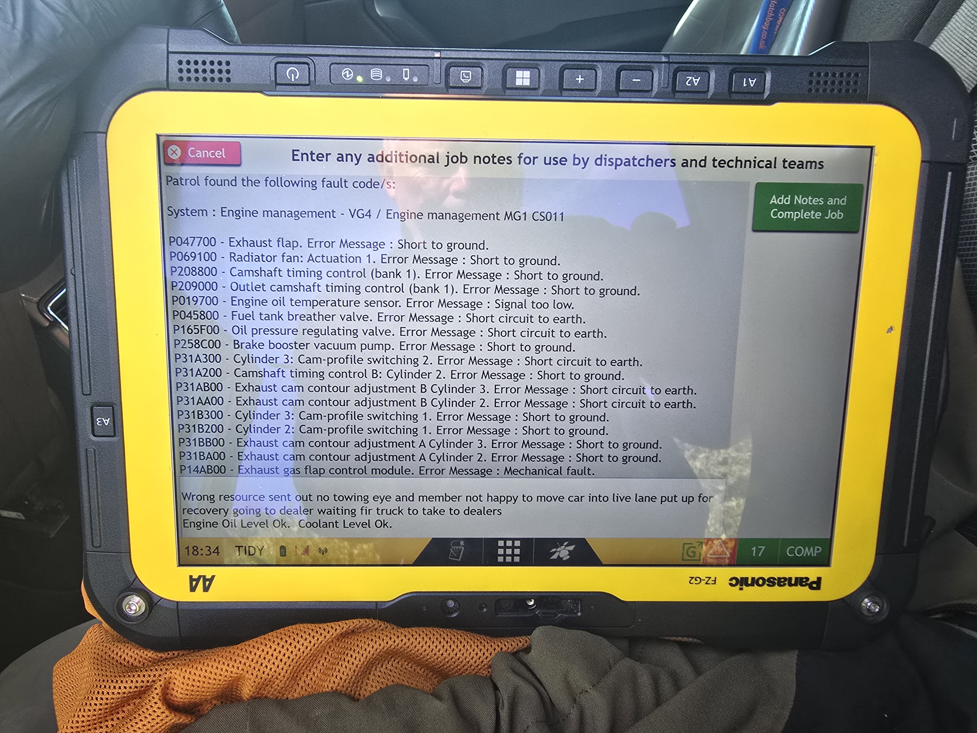 Oil pressure sensor failure twice in 3 weeks