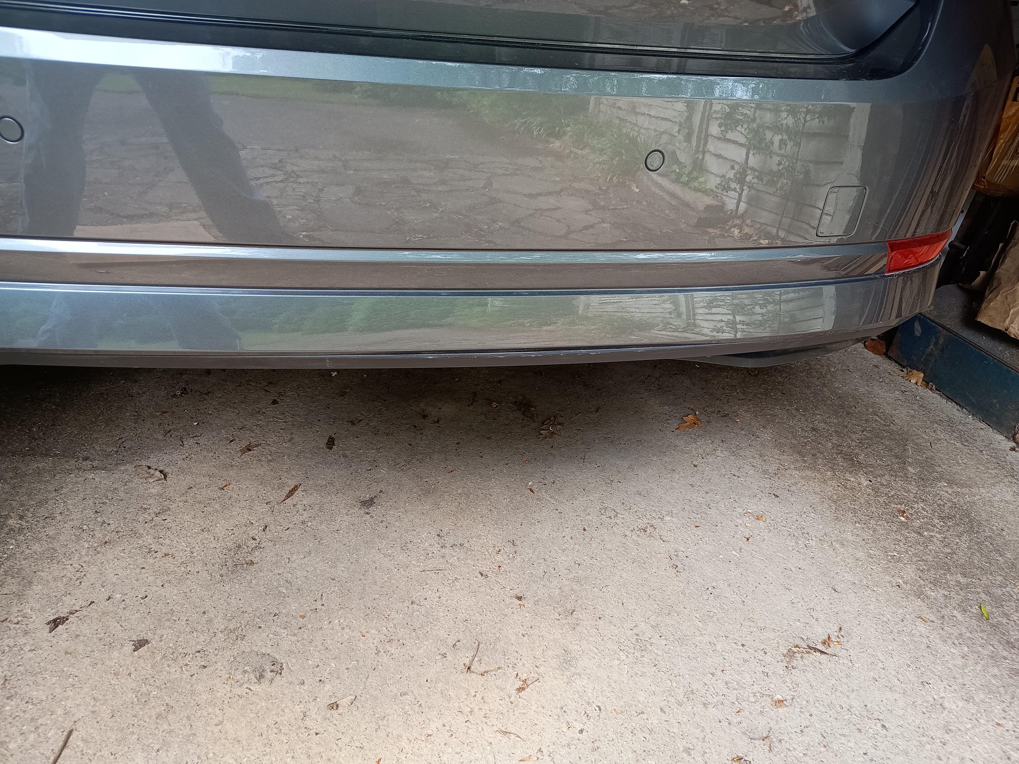 Bottom of rear bumper popped out (fixed)