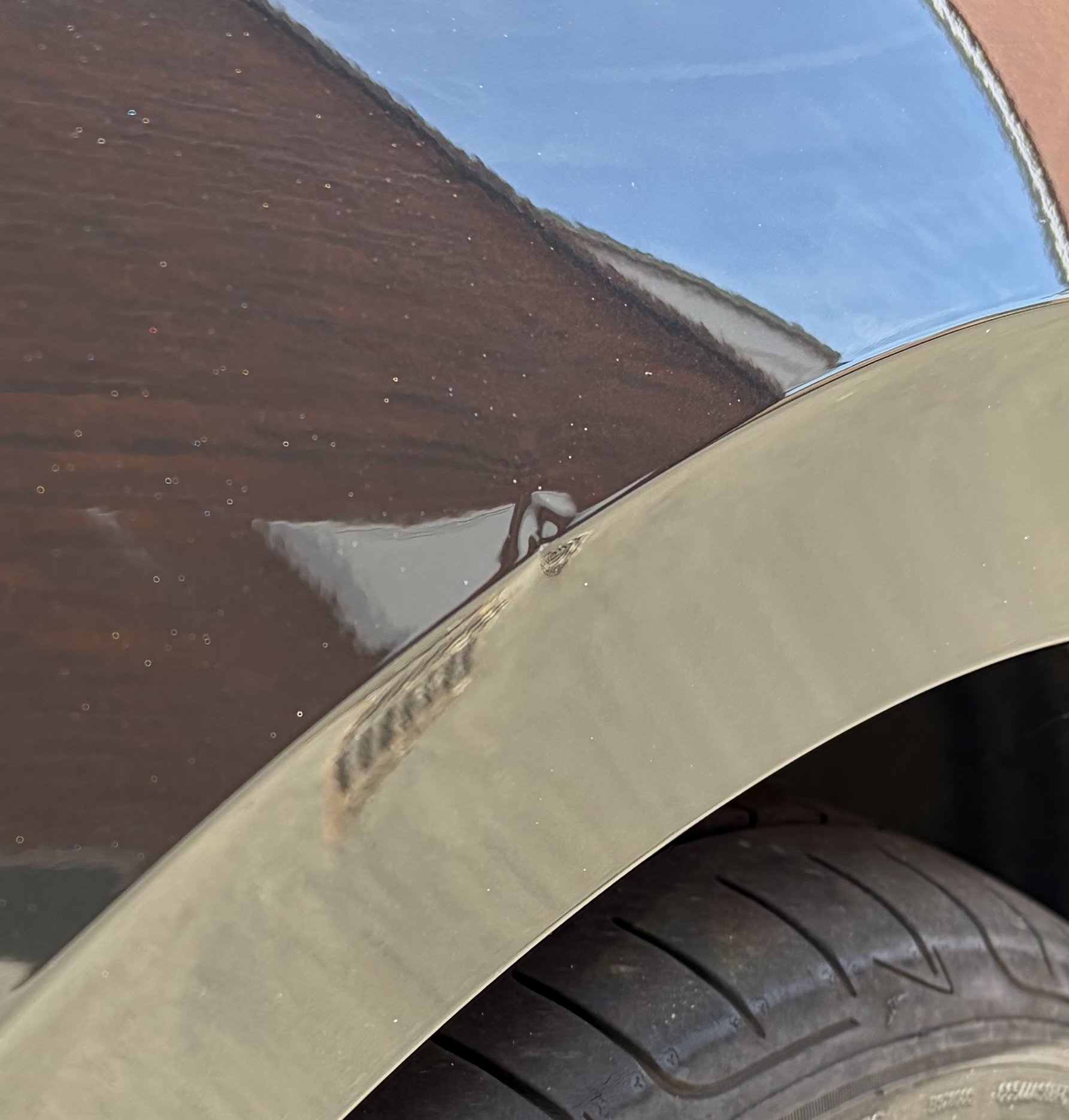 Small dent in car after main dealer service