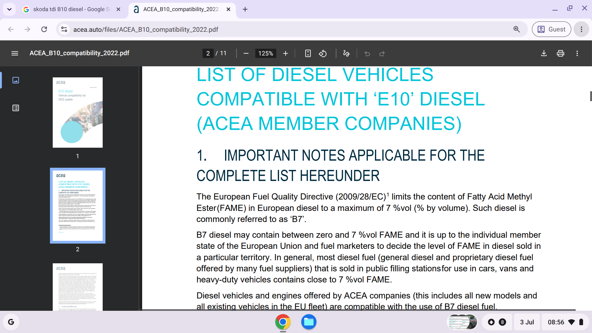 B10 diesel?