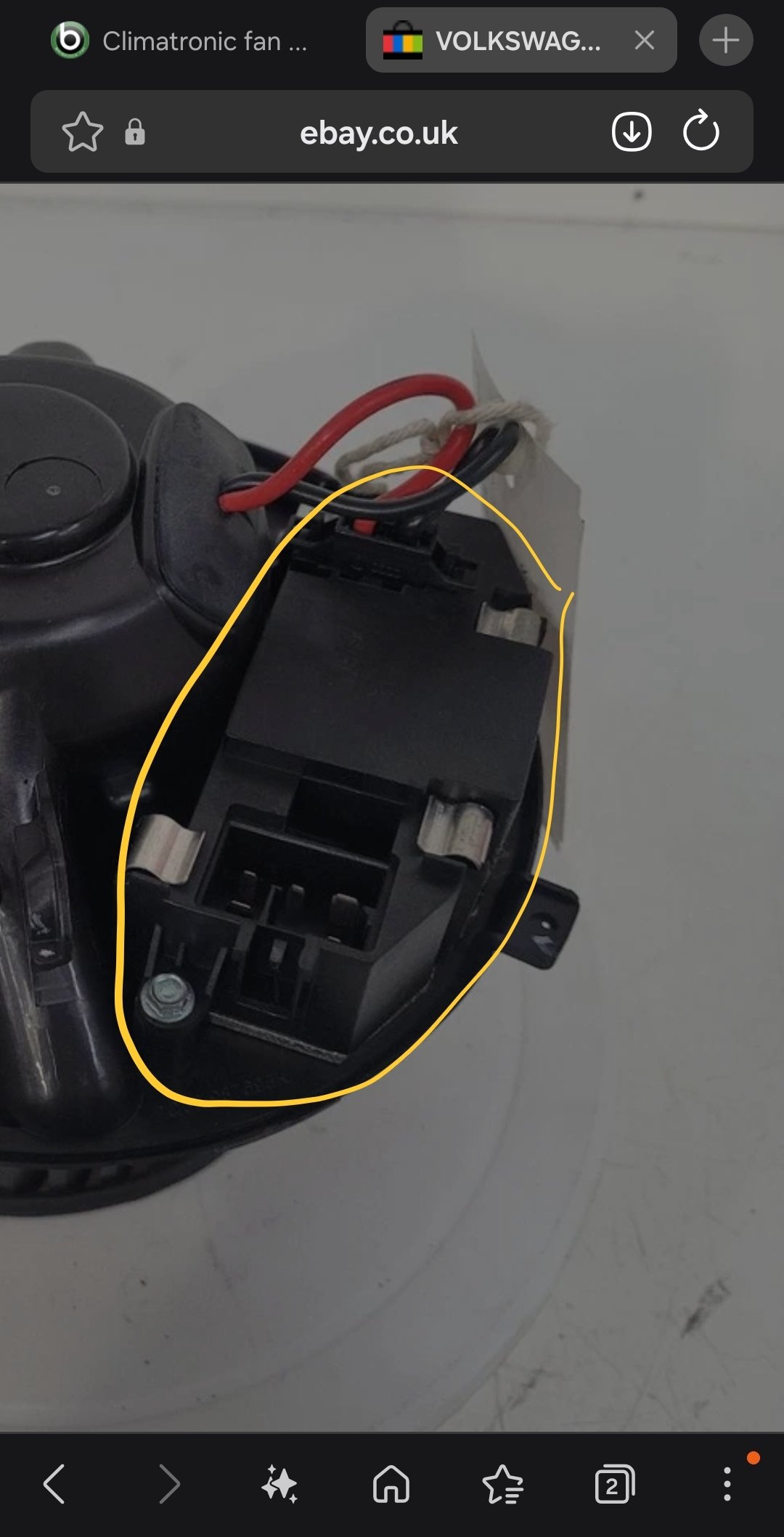 Climatronic fan not working - Octavia Mk2 2006