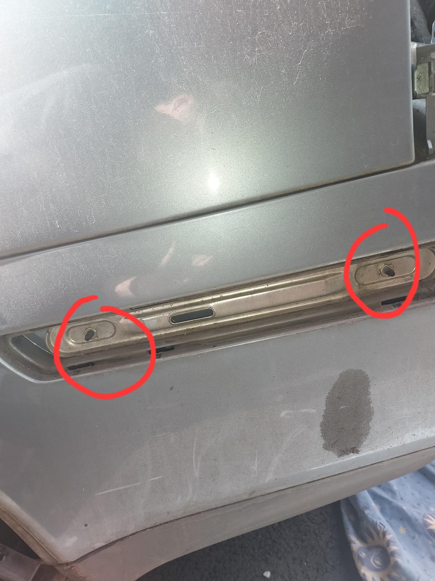 Rear bumper removal