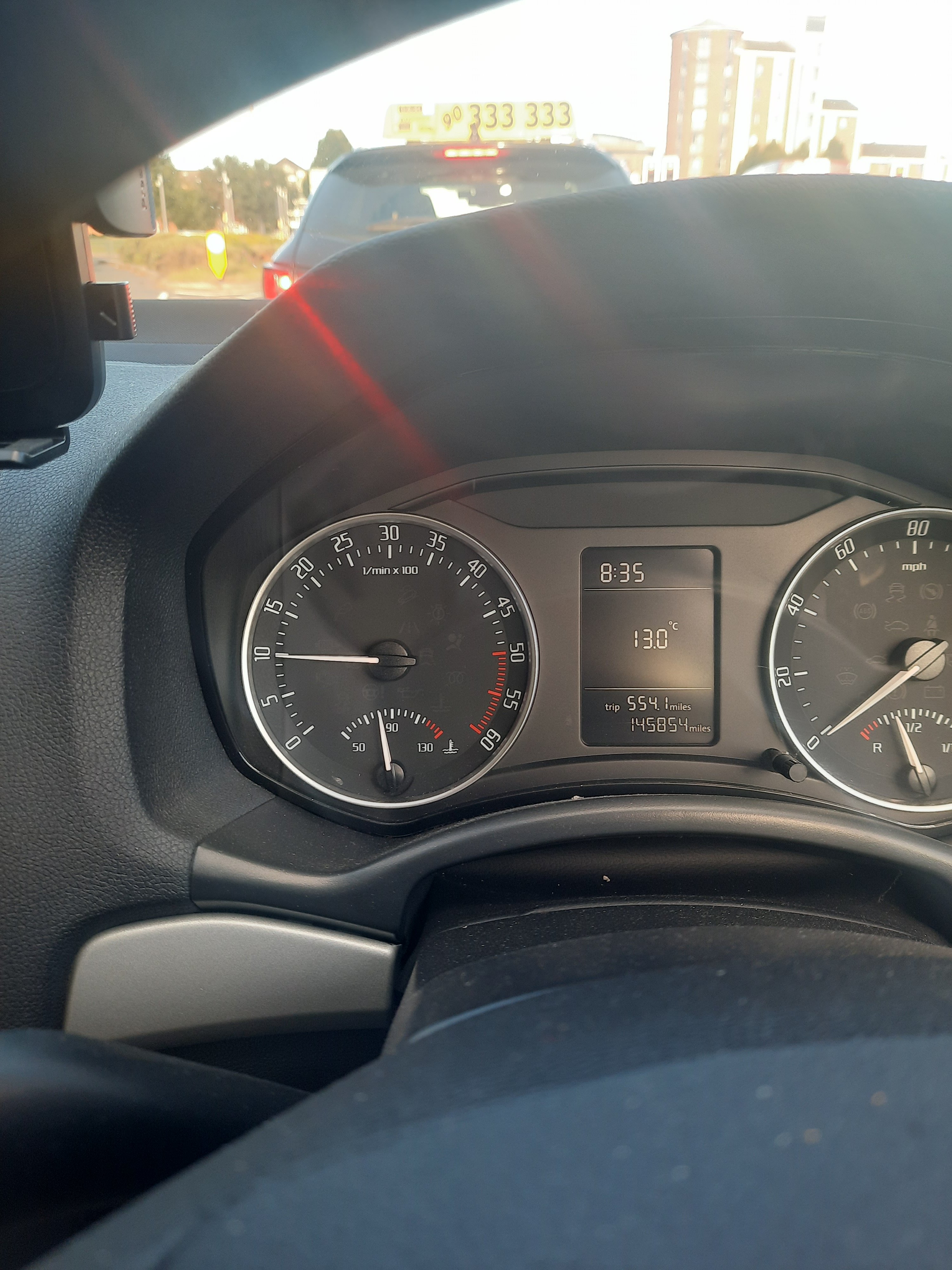 2012 Octavia 1.6 high revs and fan on after switch off
